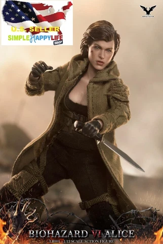 BROTOYS Alice 1/12 Resident Evil 6" Female Action Figure Collection SHF ❶USA❶ Cover