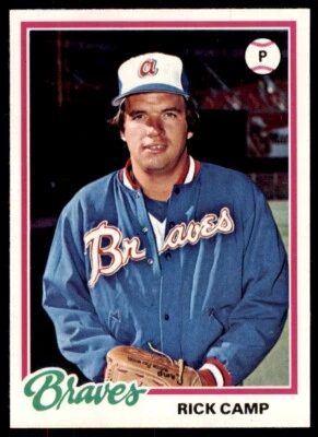 1978 TOPPS RICK CAMP. ATLANTA BRAVES #349 - Image 1 of 2