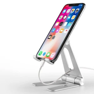 Universal Aluminum Tablet Desk Stand Holder Mount For iPad Air iPhone Cell Phone - Picture 1 of 12
