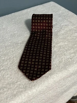 PARISIAN SIGNATURE MENS LUXURY SILK DRESS TIE 4" WIDE - Image 1 of 3
