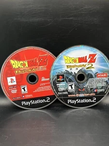 Dragon Ball Z: Budokai 1 & 2 (Sony PlayStation 2, 2003) nur Discs getestet - Bild 1 von 5