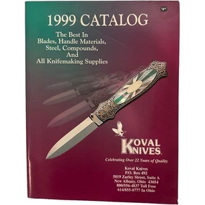 1999 Koval Knives Knife Making Supplies Catalog Blades Handles Tools USA - Picture 1 of 5
