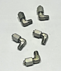 (5) C35405x4 WEATHERHEAD Steel 1/4" Male Elbow 90 Degree Assembly - Picture 1 of 7