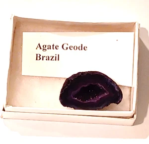 Brazilian Agate Geode, Purple - Picture 1 of 7