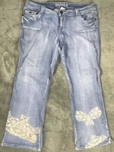 Jeans donna idraulico taglia 22 elasticizzato lavaggio medio - Foto 1 di 15