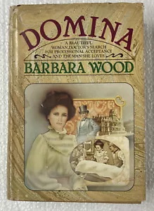 Domina Barbara Wood 1983 First Edition Hardcover Book with Dust Jacket - Picture 1 of 10