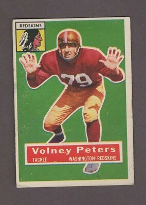 1956 TOPPS FB #73 VOLNEY PETERS/REDSKINS (SP) EX/EX+ - Image 1 of 2