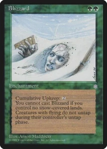 Magic The Gathering MTG BLIZZARD Ice Age NM Near Mint - Picture 1 of 1