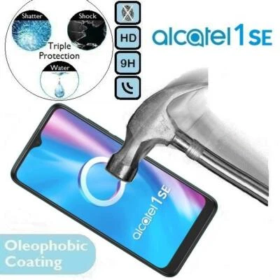 100% Genuine Tempered Glass 9H Screen Protector 1 SE 1S E For Alcatel 1SE (2020) — 第 1/2 张图片