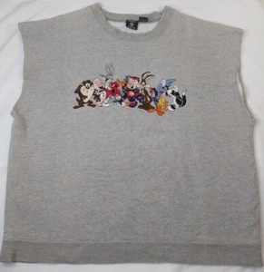 Suéter sin mangas Warner Bros Looney Tunes 1996 vintage talla L usado en excelente estado - Imagen 1 de 12