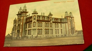 Postal universitaria Manitoba 1923 firmada frente Winnipeg #2076 - Imagen 1 de 2