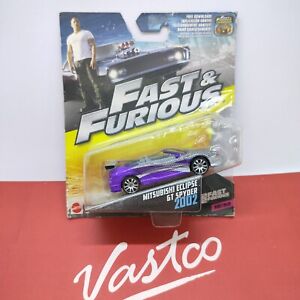 Mattel 2 Fast 2 Furious Mitsubishi Eclipse GT Spyder FCF53 #18/32 Diecast 1:55