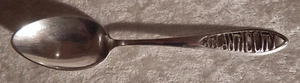 CUCCHIAIO SOUVENIR RETICOLATO ARGENTO STERLING WATSON ATLANTIC CITY 16,5 GRAMMI - Foto 1 di 4