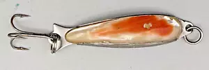 Señuelo vintage Killer Salm rojo abulón perla Minnow - Imagen 1 de 3