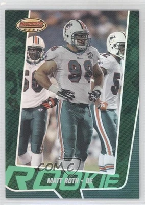 2005 Bowman's Best Rookie Green /799 Matt Roth #53 Rookie RC - Image 1 of 2