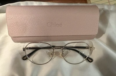 Chloé CE2141 717 51 Women's Round Eyeglass Frame - Gold - Image 1 of 4