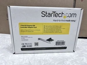 StarTech PEX2IDE StarTech Controller Card 1P PCI Express IDE Adapter Brown - Photo 1/2