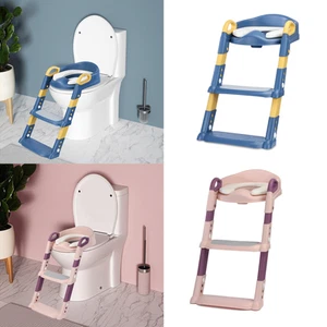 Toilettentrainer Kinder für 1-7 WC Sitz Baby mit Treppe Toilettensitz mit Leiter - Bild 1 von 25
