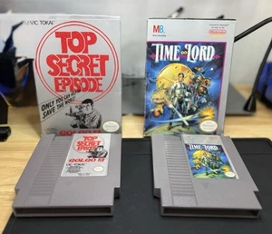 Time Lord & Top Secret Episode - Nintendo NES - w/ Box - Ships Same Day - Picture 1 of 7