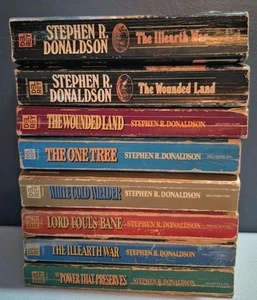 Thomas Covenant Lot Of 8 - Stephen R. Donaldson - Complete 1st & 2nd Chronicles - Picture 1 of 20