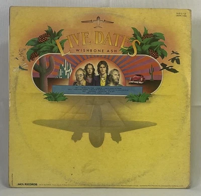 Wishbone Ash - Live Dates Double 12" Vinyl Record LP Album 1973 - Image 1 of 4