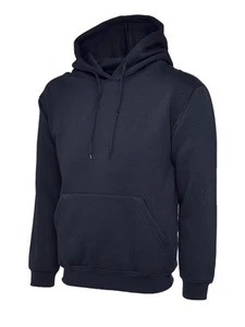 Uneek - Sweatshirt Bertudung Premium Uniseks (50% Poliester 50% Kapas) - Biru D - Picture 1 of 1