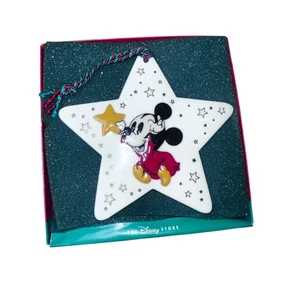 De colección 95 Disney Store Bebé Mickey Mouse Forma de Estrella Primer Adorno de Navidad  - Imagen 1 de 4