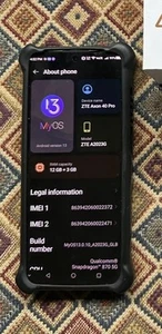 ZTE Axon 40 Pro 5G -256GB -108MP Camera -12GB Ram -5000mah Battery -Black (AT&T) - Picture 1 of 10