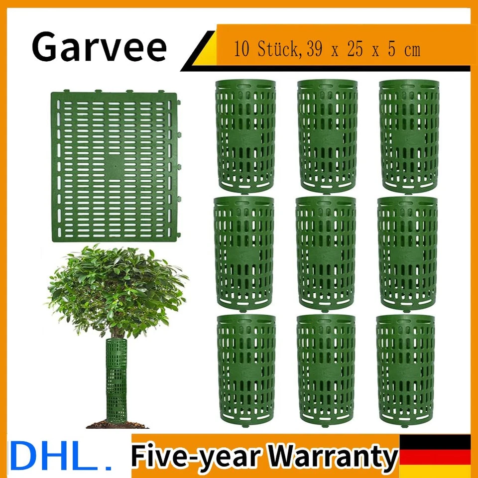 GARVEE 10Er Set Baumstammschutz Stamm-Schutz Stammschutz Baumschutz Rindenschutz Bäume