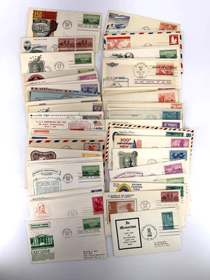 Sobres de caché FDI FDC de los años 50 (lote de 60) Foto 1 de 4