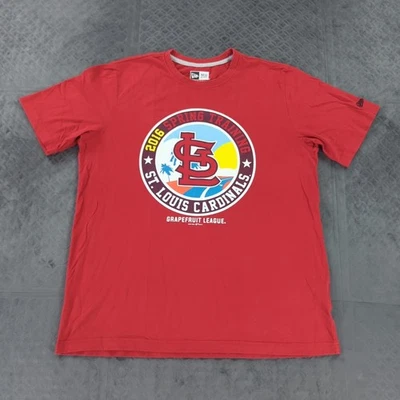 St Louis Cardinals Shirt Spring Training Grapefruit League New Era Men Large - Image 1 of 4