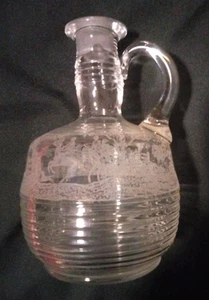 Jarra decantadora grabada Cambridge Tally-Ho Imperial Hunt. Sin tapón - Imagen 1 de 7