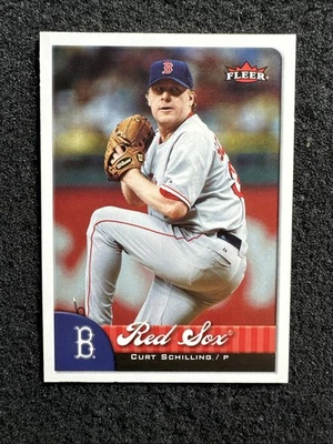 Béisbol Fleer Curt Schilling #282 2007 cantidad Boston Red Sox Foto 1 de 2