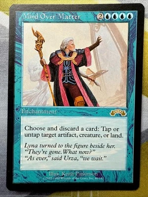Mind Over Matter - Exodus - Magic The Gathering Vintage 1998 WOTC - Image 1 of 4