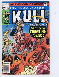 Kull #21 Marvel 1977 The City of the Crawling Dead ! - Picture 1 of 2