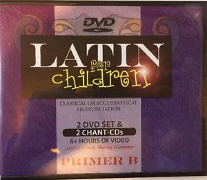 Latin For Children Primer Level B Set 2 DVDs + Chant CDs - Dr Christopher Perrin - Picture 1 of 2