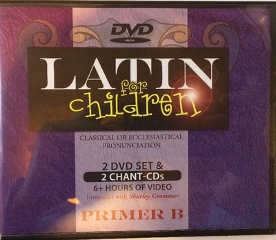 Latin For Children Primer Level B Set 2 DVDs + Chant CDs - Dr Christopher Perrin - Image 1 of 2