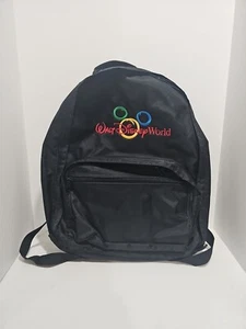 Mochila de Colección Walt Disney World Años 90 Retro Bolso de Libro Bolso Mickey Bordado - Imagen 1 de 7