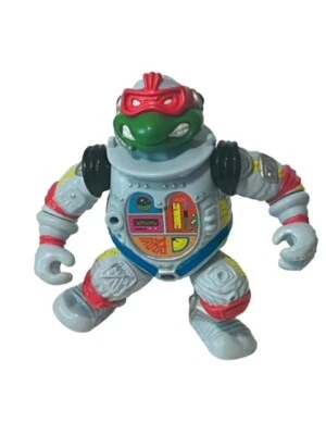 Figura Juguete Tortuga Ninja Adolescente Mutante TMNT De Colección Playmates 1990 Raphael Astronauta Foto 1 de 4