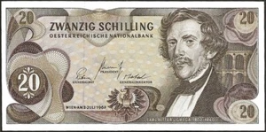 Autriche - billet de 20 Schilling 02-07-1967 SPL ! P#142 - Imagen 1 de 2