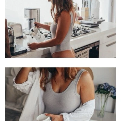 Body pequeño acanalado sin mangas Uniqlo x Alexander Wang Heattech para mujer Foto 1 de 4