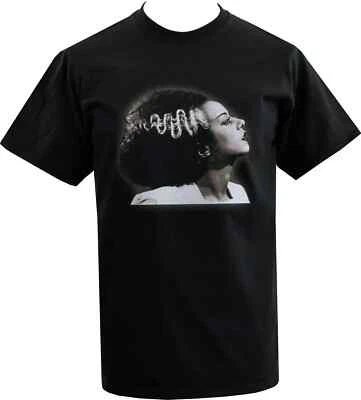 Camiseta de terror Bride of Frankenstein para hombre clásica película B monstruo de culto, talla S-5XL Foto 1 de 2