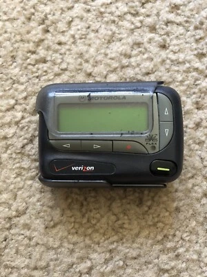 Verizon Motorola Advisor Elite Flex Pager Black Vintage AA Batteries Required - Photo 1/4