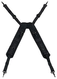 Rothco G.I. Type "H" Style LC-1 Suspenders - Black or Olive Tactical Suspender