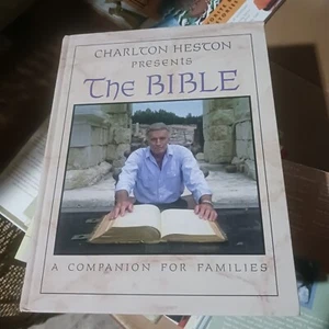 Charlton Heston Presents The Bible A Companion for Families 1st Printing Edition - Picture 1 of 1