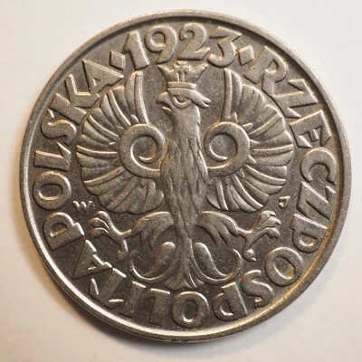 Poland  1923  50 groszy  ***NICE*** FREE SHIPPING A3713 - Image 1 of 2