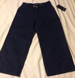 NWT Nautica Little Boys Flat Front Navy Blue Uniform Pants, Size 4, MSRP $36 - Picture 1 of 5
