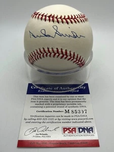 Duke Snider Brooklyn Dodgers Signed Autograph OMLB Baseball PSA DNA JSA - Picture 1 of 2