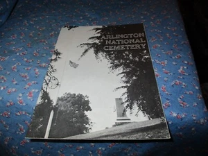 KSM. Vintage Pamphlet Arlington National Cemetery Map Lots Information Ticket - Picture 1 of 5
