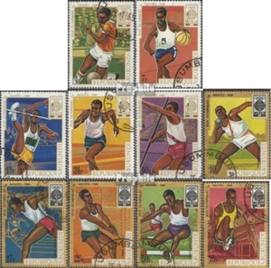 Burundi 446A-455A (complete issue) used 1968 olympic. Games ´68 - Picture 1 of 1